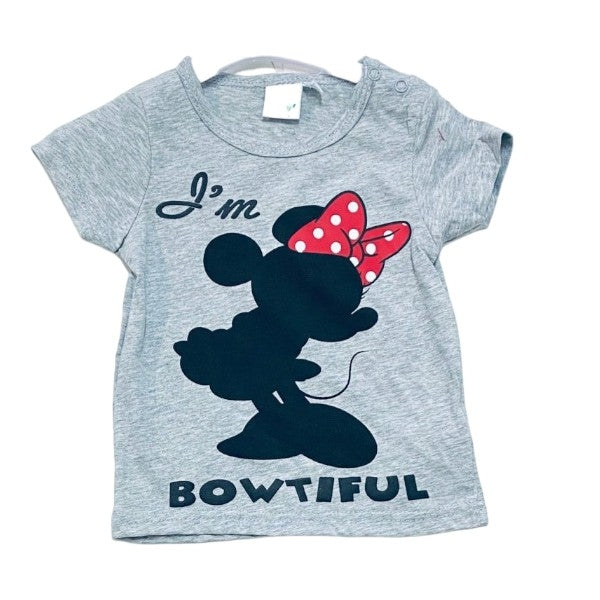 T-shirt neonata Disney 100% Cotone